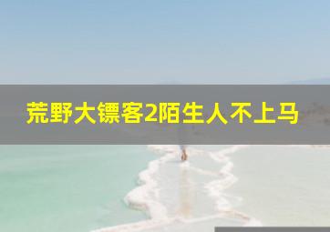 荒野大镖客2陌生人不上马