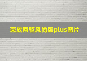 荣放两驱风尚版plus图片