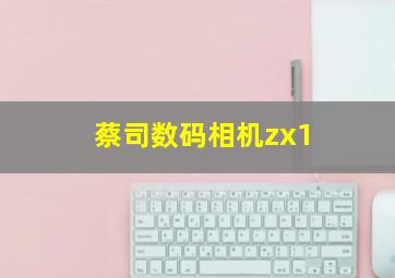 蔡司数码相机zx1