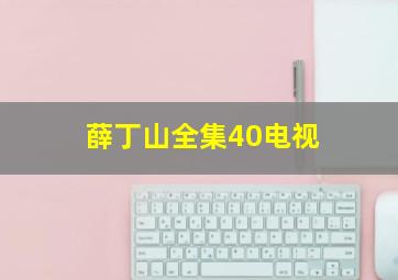 薛丁山全集40电视