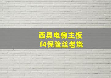 西奥电梯主板f4保险丝老烧