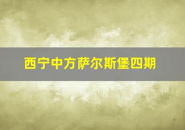 西宁中方萨尔斯堡四期