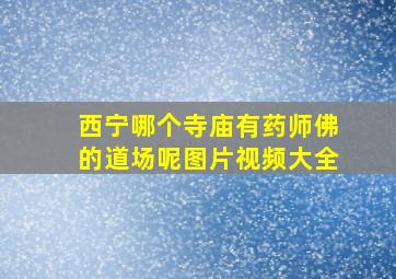 西宁哪个寺庙有药师佛的道场呢图片视频大全