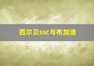 西尔贝ssc与布加迪