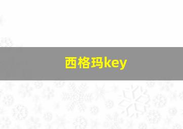 西格玛key