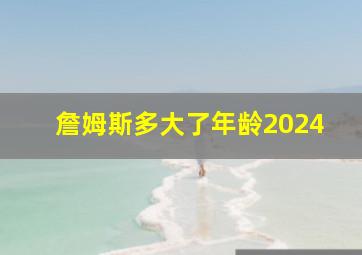 詹姆斯多大了年龄2024