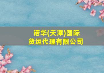 诺华(天津)国际货运代理有限公司