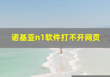 诺基亚n1软件打不开网页