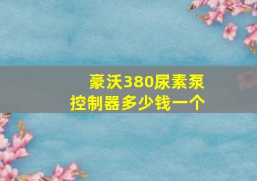 豪沃380尿素泵控制器多少钱一个