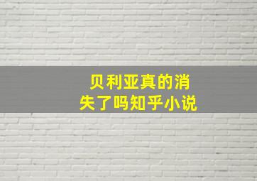 贝利亚真的消失了吗知乎小说