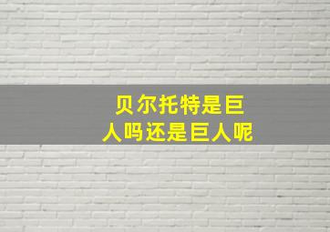 贝尔托特是巨人吗还是巨人呢