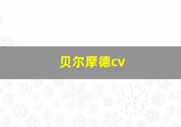 贝尔摩德cv