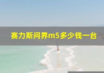 赛力斯问界m5多少钱一台