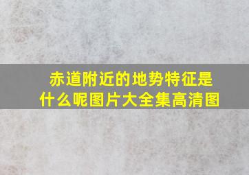 赤道附近的地势特征是什么呢图片大全集高清图