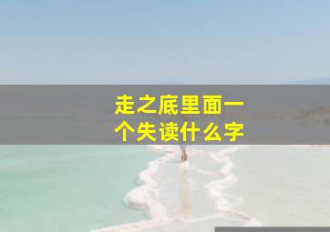 走之底里面一个失读什么字