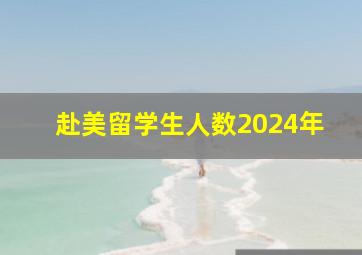 赴美留学生人数2024年