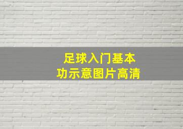 足球入门基本功示意图片高清