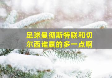 足球曼彻斯特联和切尔西谁赢的多一点啊