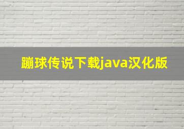 蹦球传说下载java汉化版