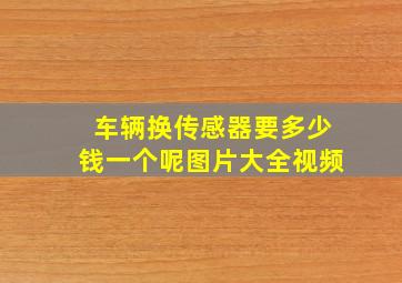 车辆换传感器要多少钱一个呢图片大全视频