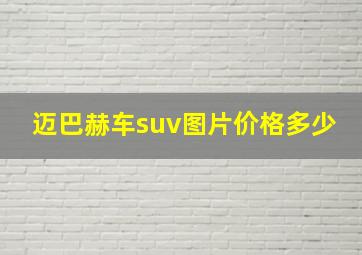 迈巴赫车suv图片价格多少