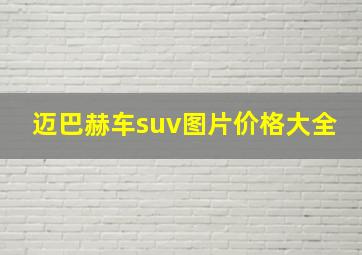 迈巴赫车suv图片价格大全