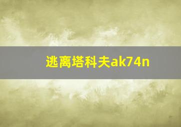 逃离塔科夫ak74n