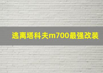 逃离塔科夫m700最强改装