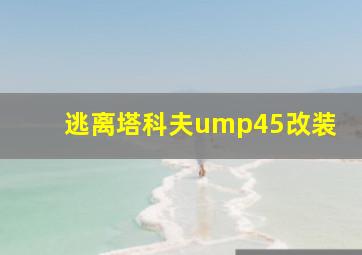 逃离塔科夫ump45改装