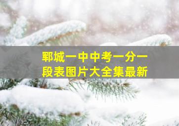 郓城一中中考一分一段表图片大全集最新