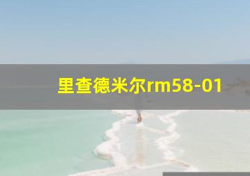 里查德米尔rm58-01