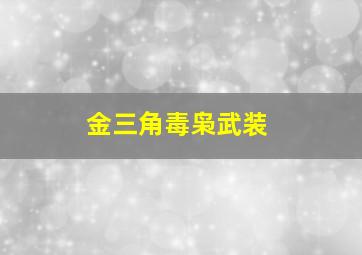 金三角毒枭武装