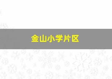 金山小学片区