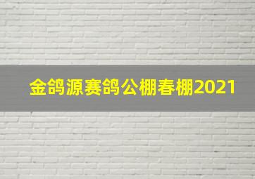 金鸽源赛鸽公棚春棚2021