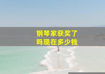 钢琴家获奖了吗现在多少钱