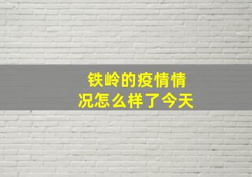 铁岭的疫情情况怎么样了今天