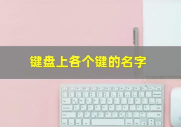 键盘上各个键的名字