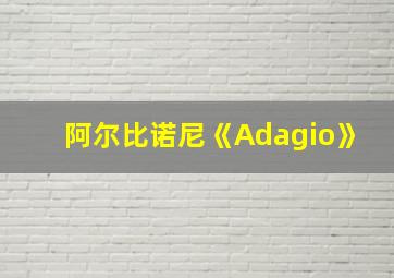 阿尔比诺尼《Adagio》