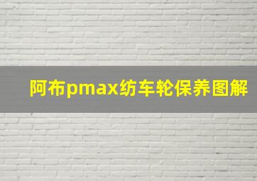 阿布pmax纺车轮保养图解