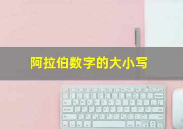 阿拉伯数字的大小写