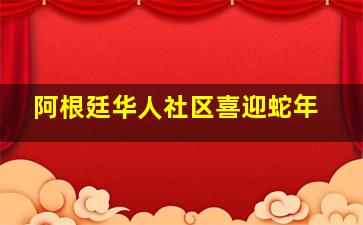 阿根廷华人社区喜迎蛇年