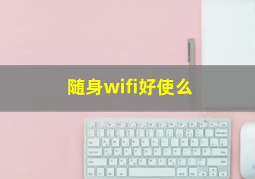 随身wifi好使么