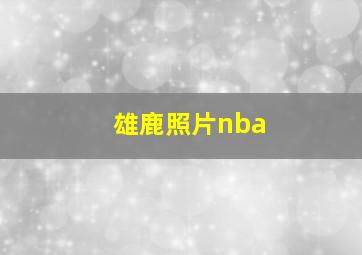 雄鹿照片nba