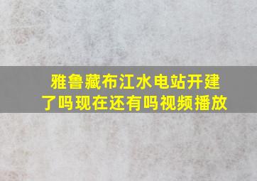 雅鲁藏布江水电站开建了吗现在还有吗视频播放