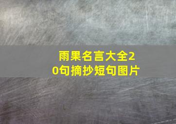 雨果名言大全20句摘抄短句图片