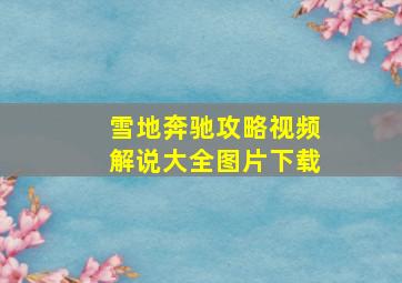 雪地奔驰攻略视频解说大全图片下载