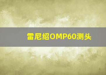 雷尼绍OMP60测头