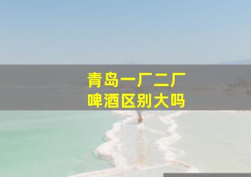 青岛一厂二厂啤酒区别大吗