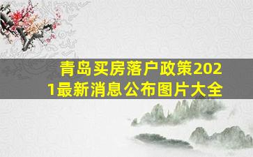 青岛买房落户政策2021最新消息公布图片大全