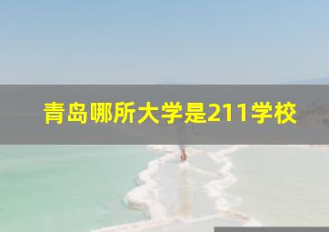 青岛哪所大学是211学校